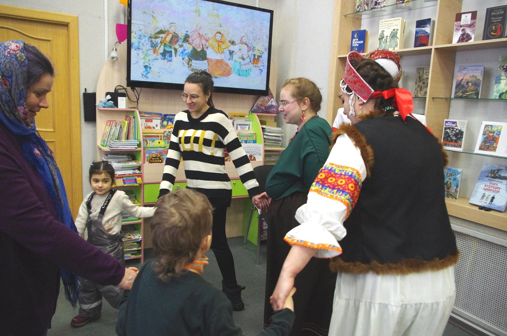 Как в 3-й районной библиотеке зиму провожали