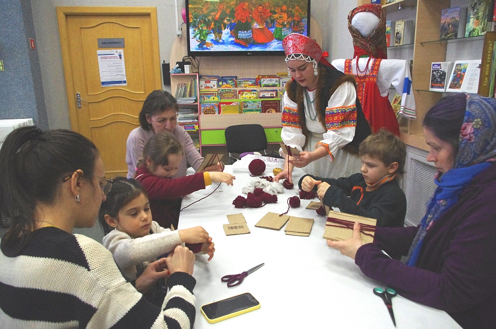 Как в 3-й районной библиотеке зиму провожали