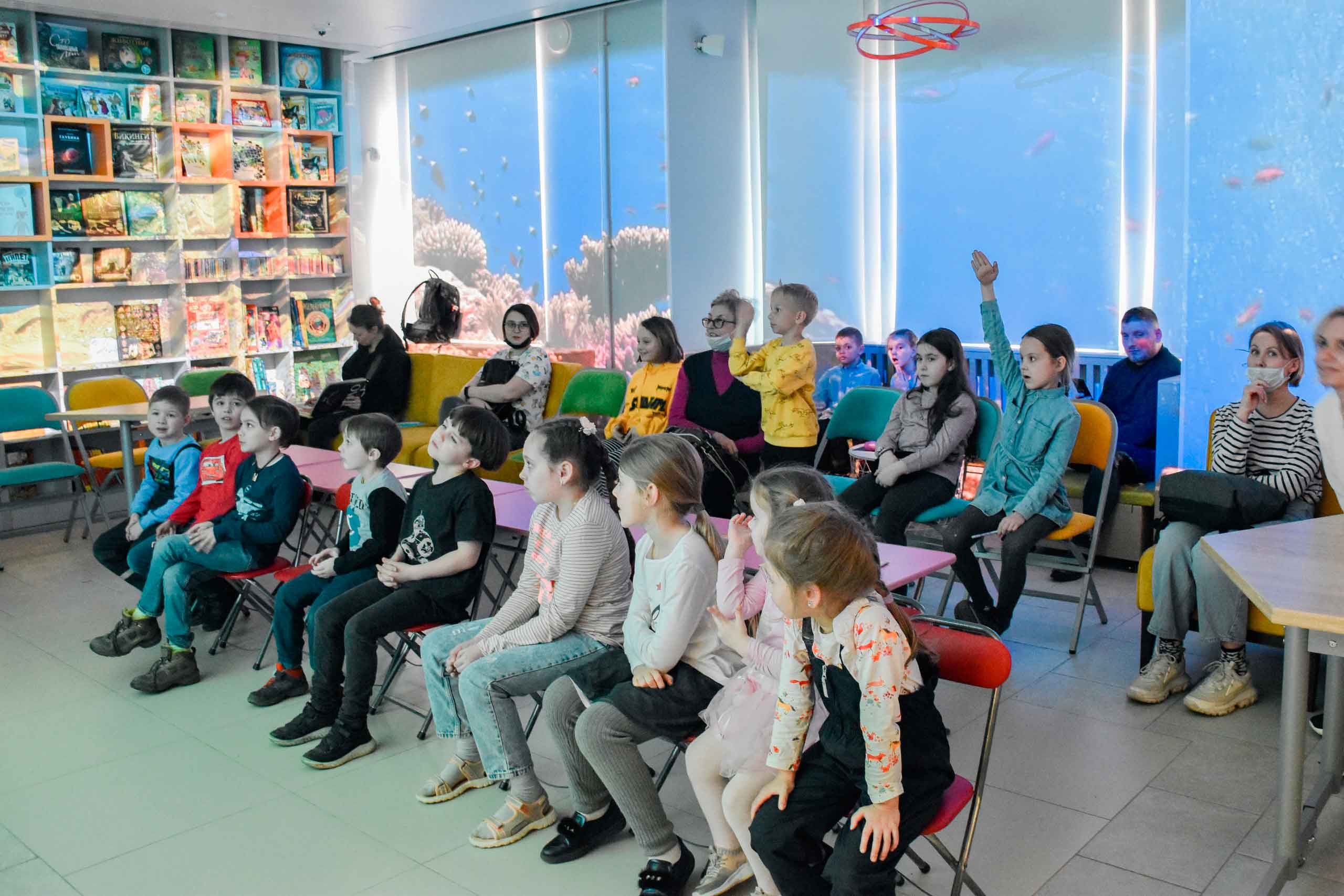 Постер для новости «Интерактивное занятие в рамках цикла «Книжные мультфильмы»»