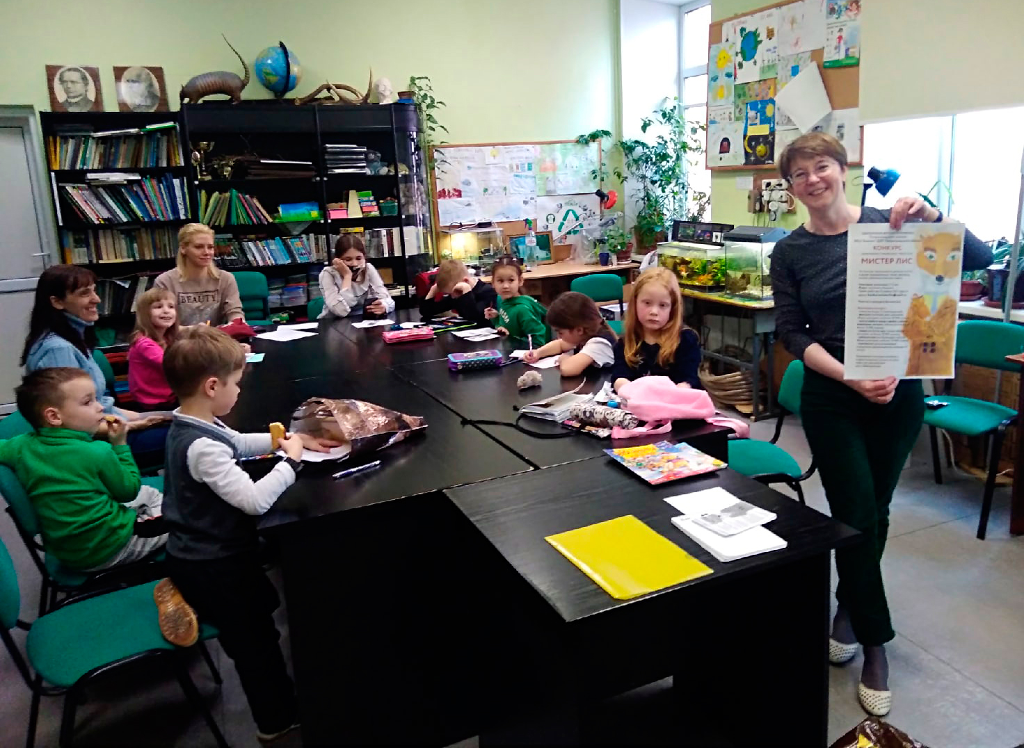 Постер для новости &laquo;Мистер Лис в гостях у юных биологов&raquo;