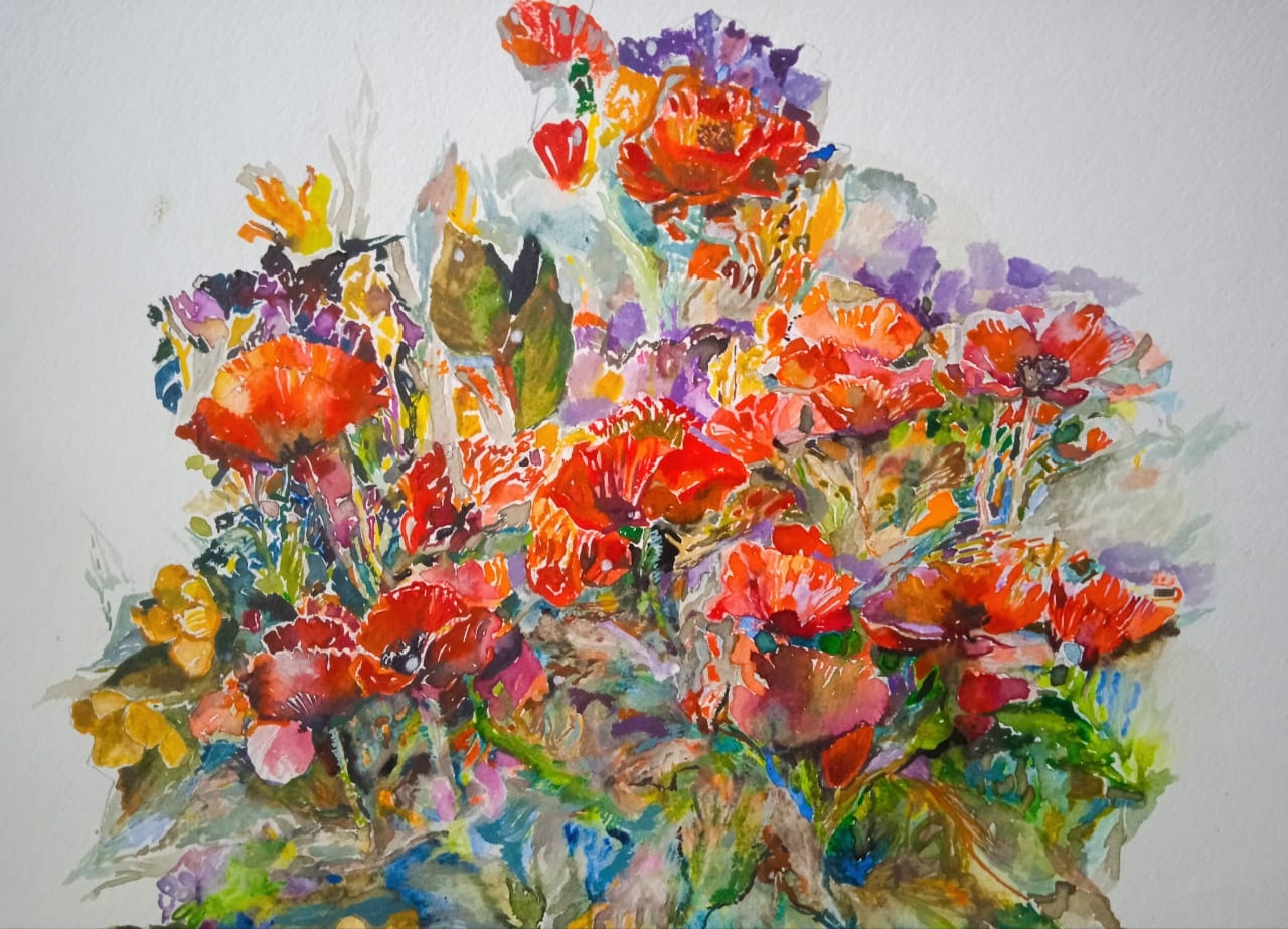 Постер для новости «Выставка петербургских художников «Акварельные мечты» в Центральной районной детской библиотеке»