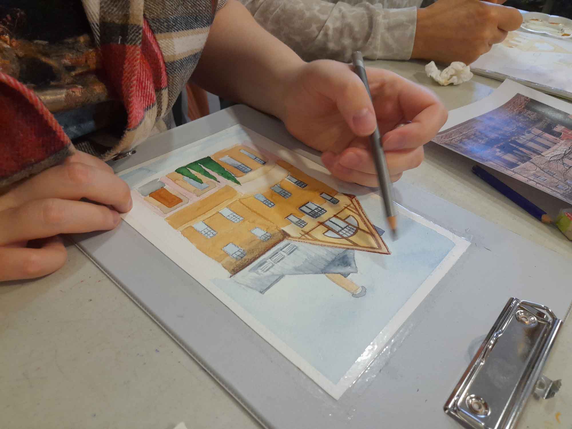 Постер для новости &laquo;Выставка урбанскетчеров&raquo;