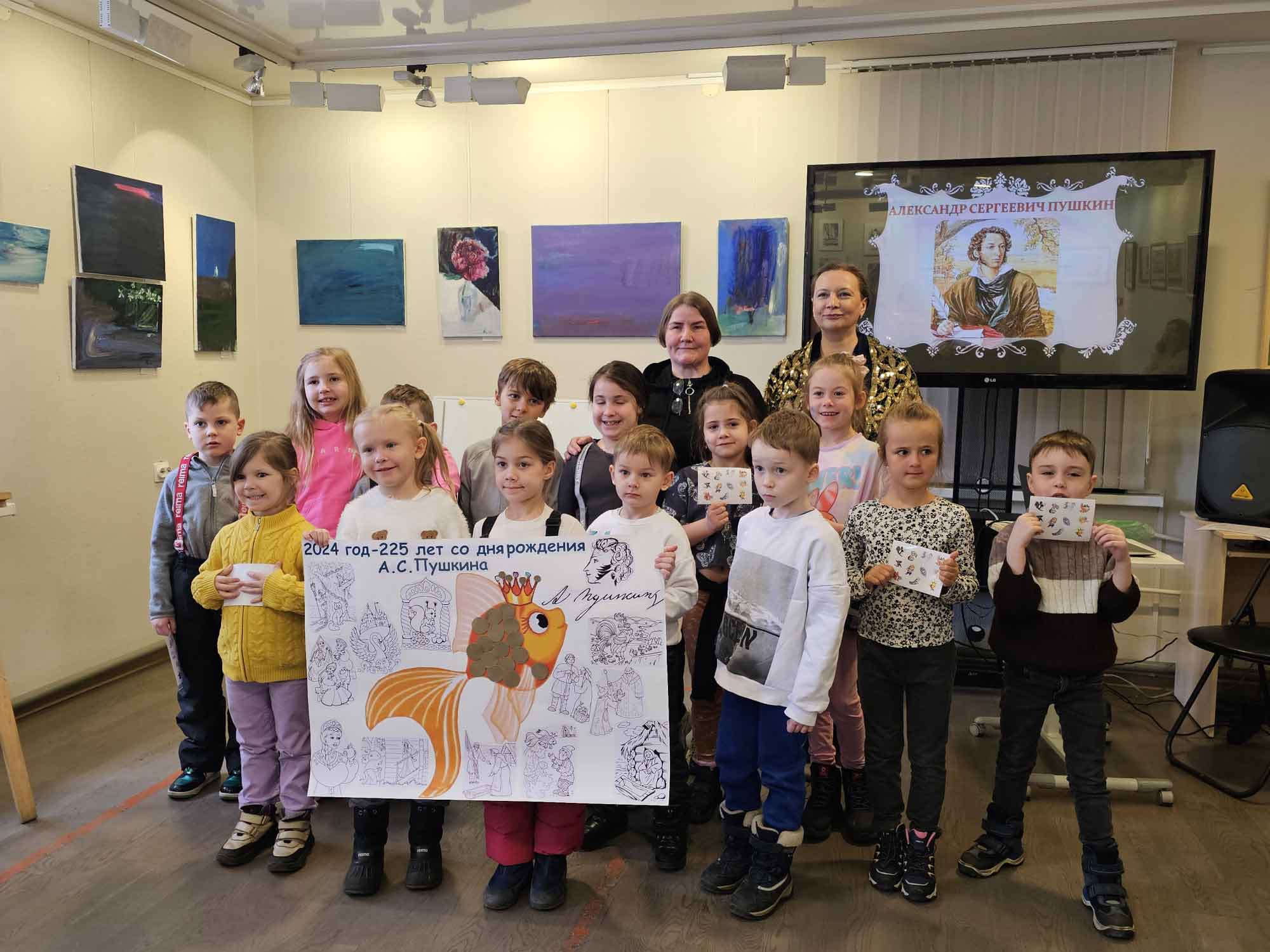 Постер для новости &laquo;В Библиотеке Кировских островов дети прогулялись по сказкам Пушкина&raquo;