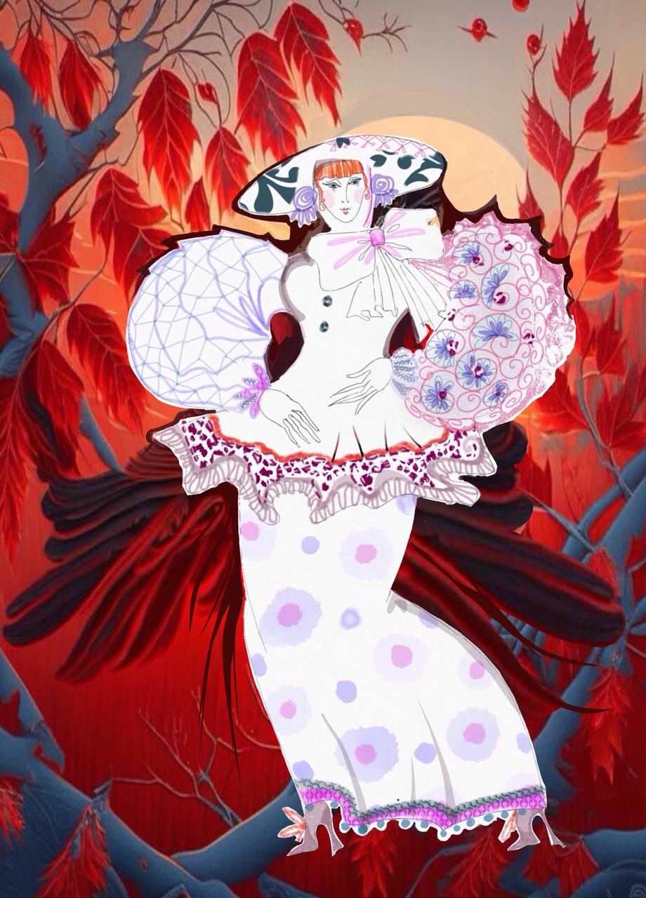 Постер для новости «В Библиотеке Кировских островов проходит международная выставка дизайна одежды»