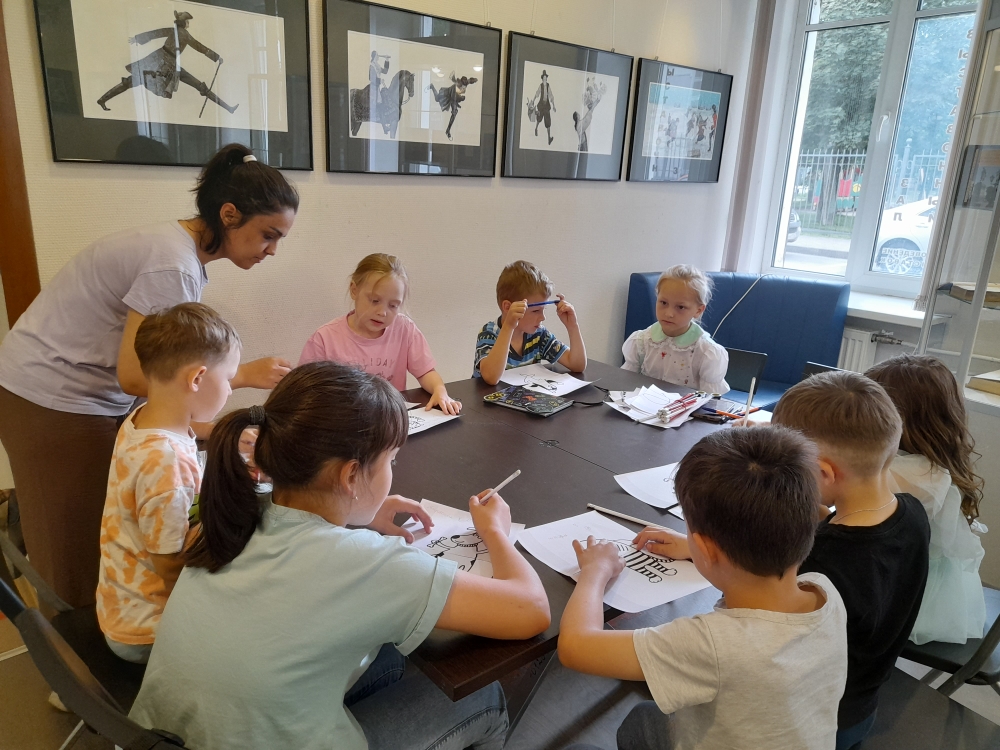 Постер для новости &laquo;Лингвистический клуб «Словушки» в библиотеке Кировских островов&raquo;