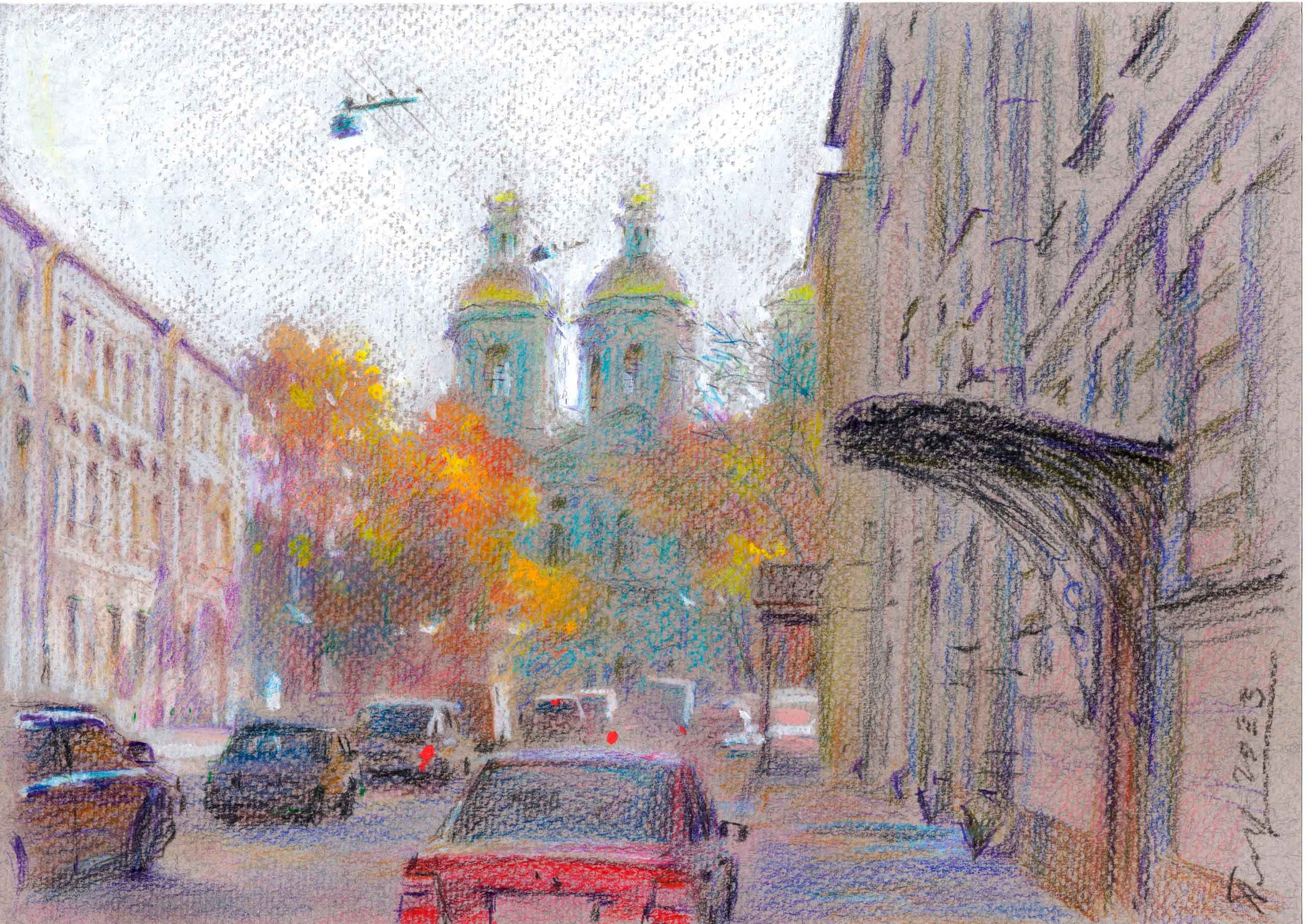 Постер для новости &laquo;Выставка работ художника Михаила Платонова «Петербургские прогулки»&raquo;