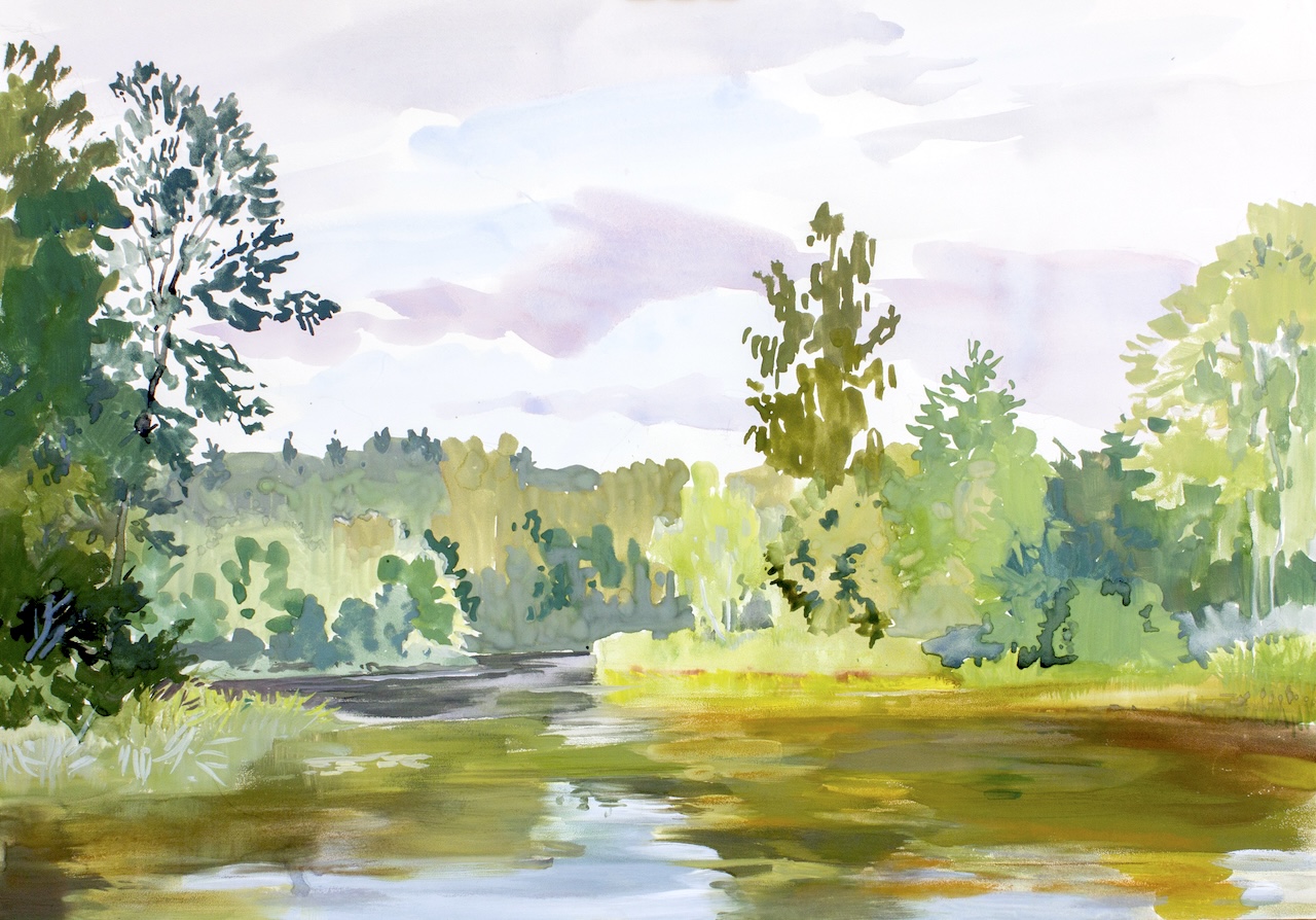 Постер для новости «Выставка Александра Керта «Пропорции цвета»»