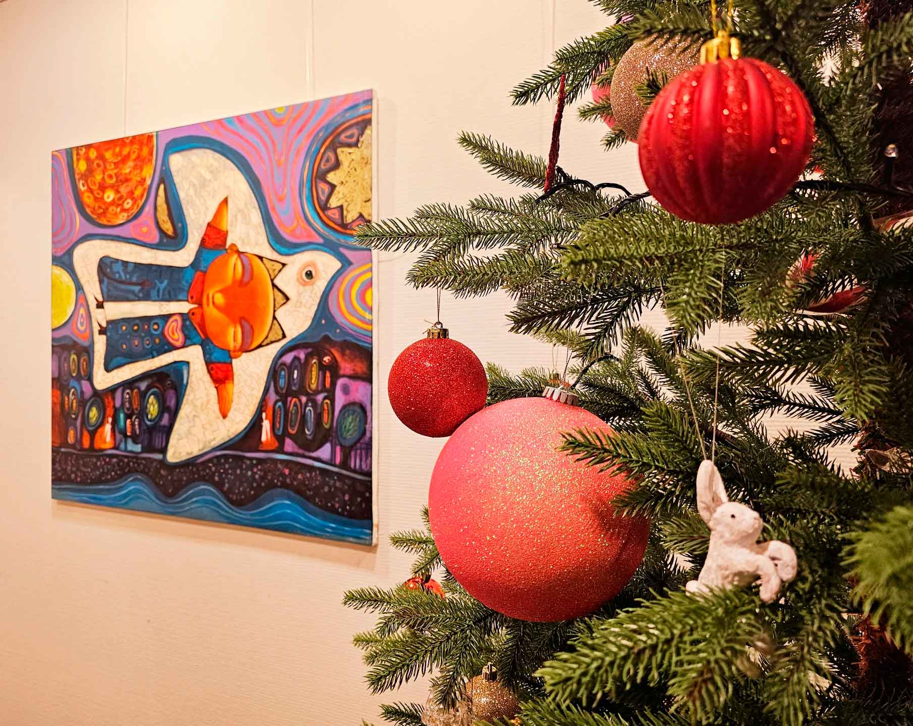 Постер для новости «В библиотеке Кировских островов открылась выставка работ художника Валериуса»