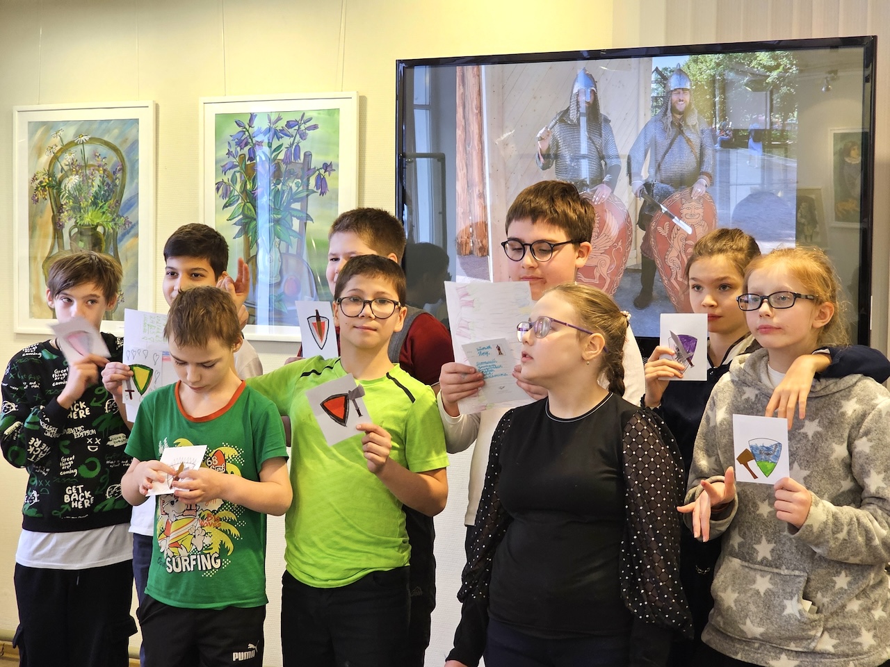 Постер для новости «В библиотеке Кировских островов рассказали о щитах витязей»