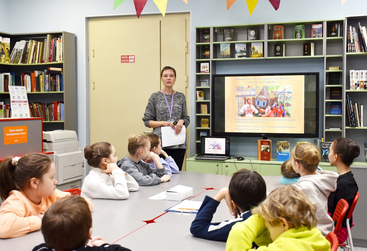 Постер для новости &laquo;В детской библиотеке прошла интерактивная программа «Илья-богатырь»&raquo;