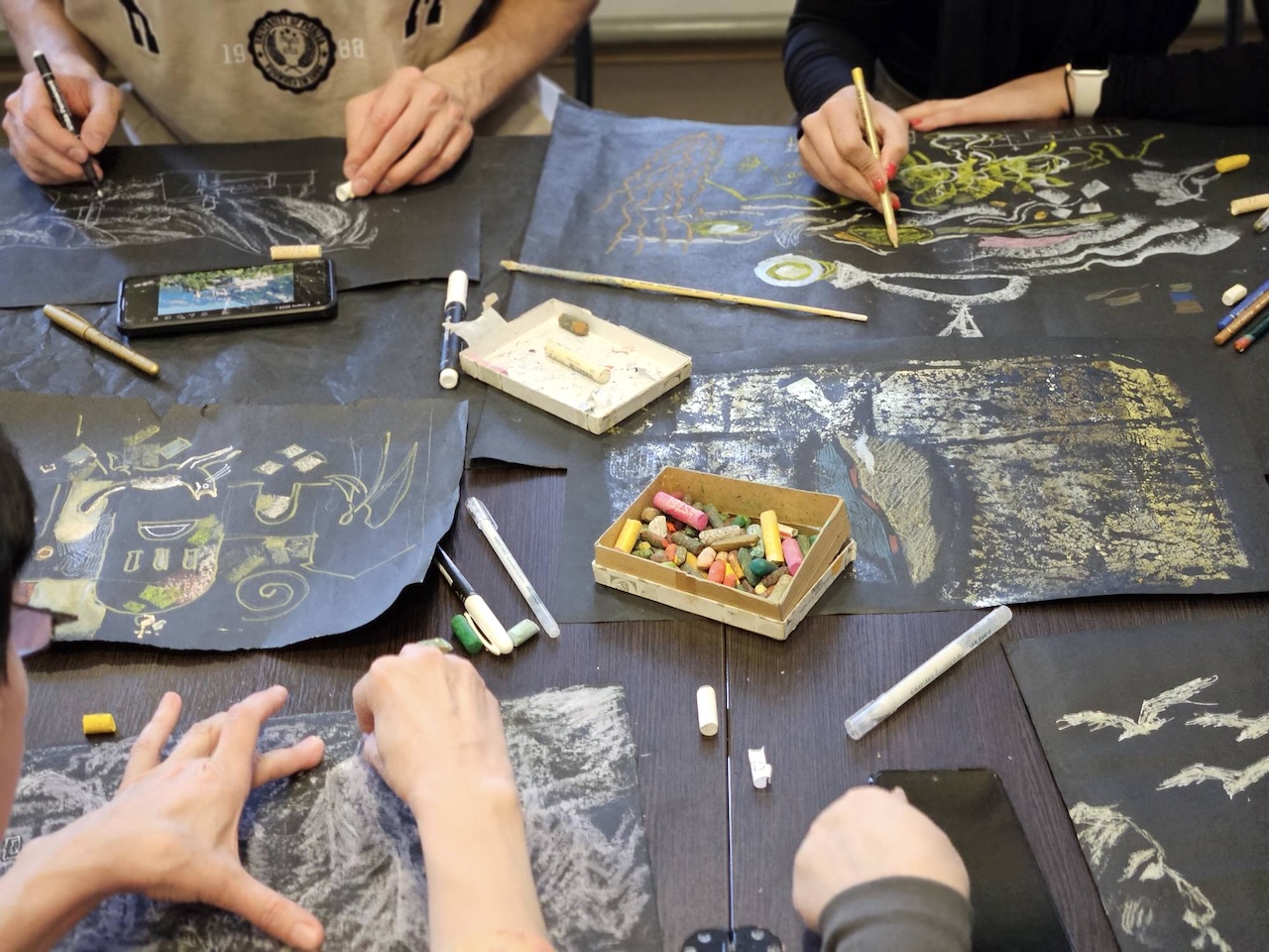 Постер для новости &laquo;В библиотеке прошел мастер-класс художника Сергея Феденко&raquo;