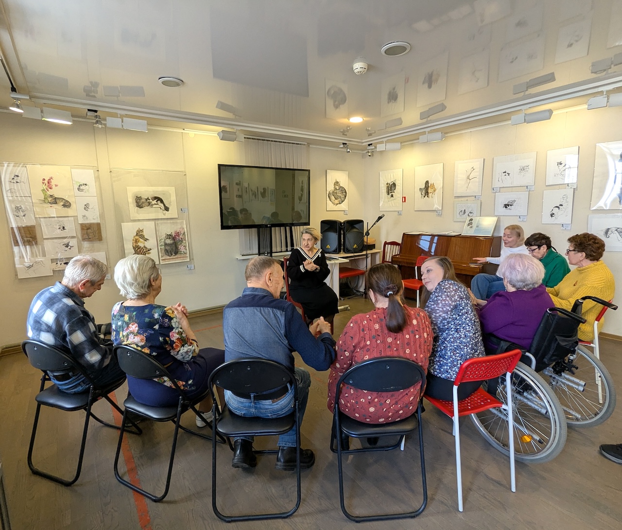 Постер для новости &laquo;Встреча альцгеймер-клуба «Незабудка»&raquo;