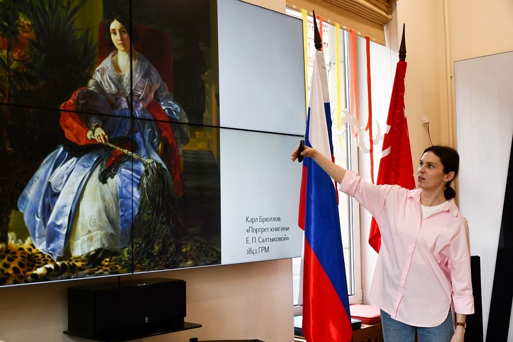 Постер для новости &laquo;От портретов до «Помпеи»: в библиотеке прошла лекция о творчестве Карла Брюллова&raquo;