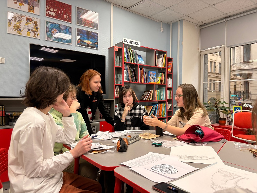 Постер для новости &laquo;Детский писательский интенсив октября был посвящён львам&raquo;