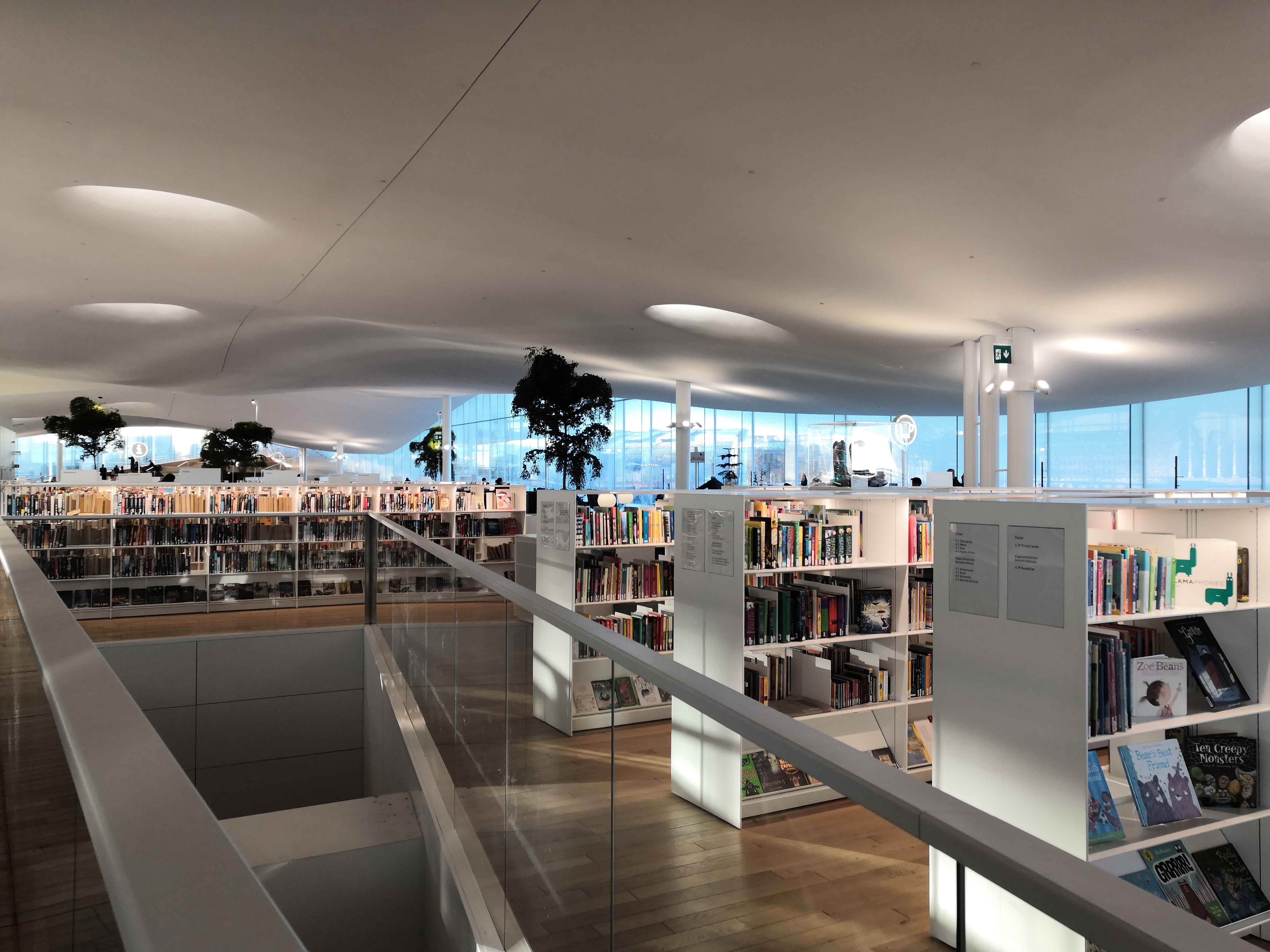 Многие петербуржцы бывали в Хельсинки (Финляндия), где в 3 минутах от железнодорожного вокзала находится городская библиотека «Oodi».