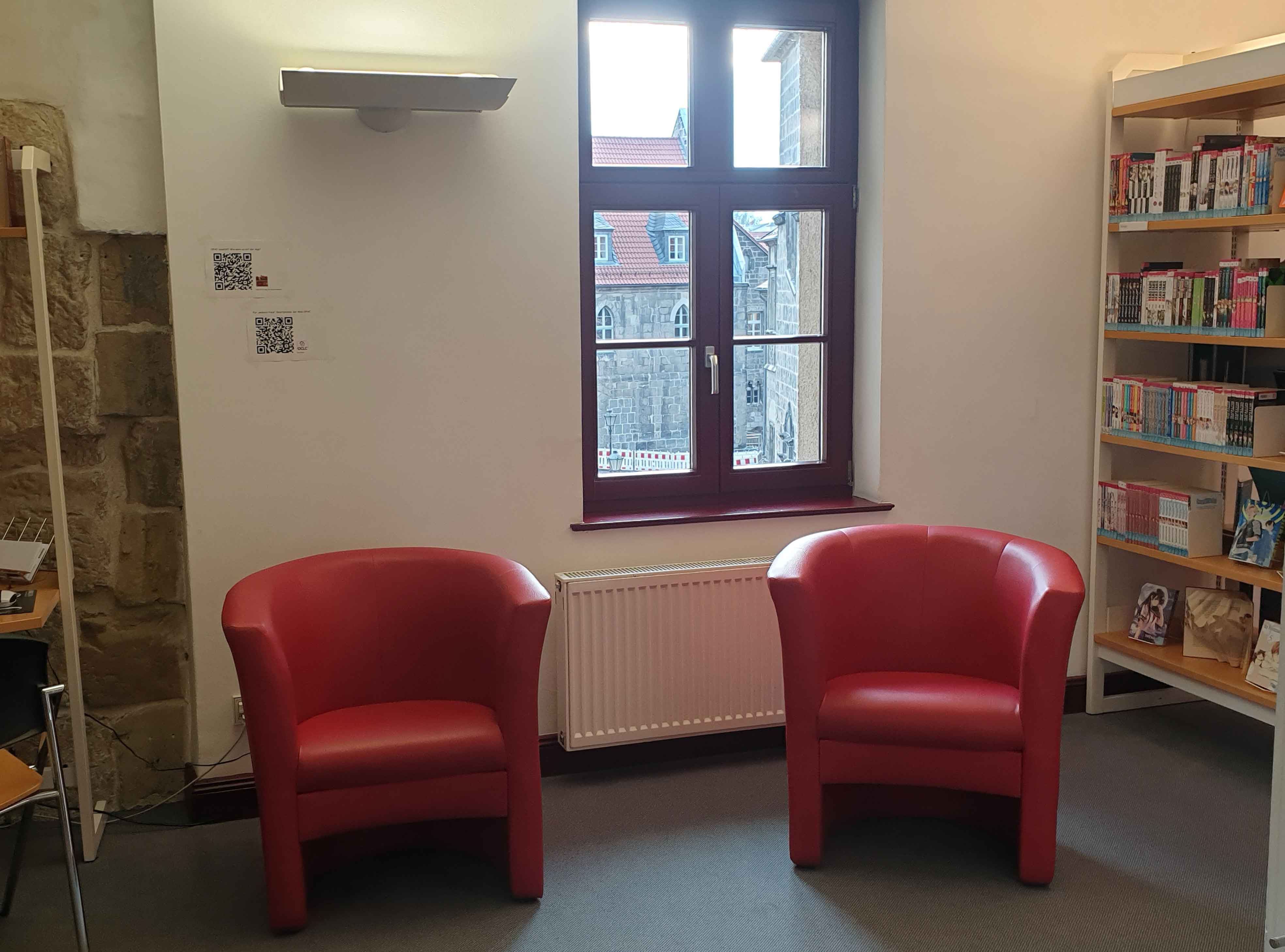 Читательский уголок