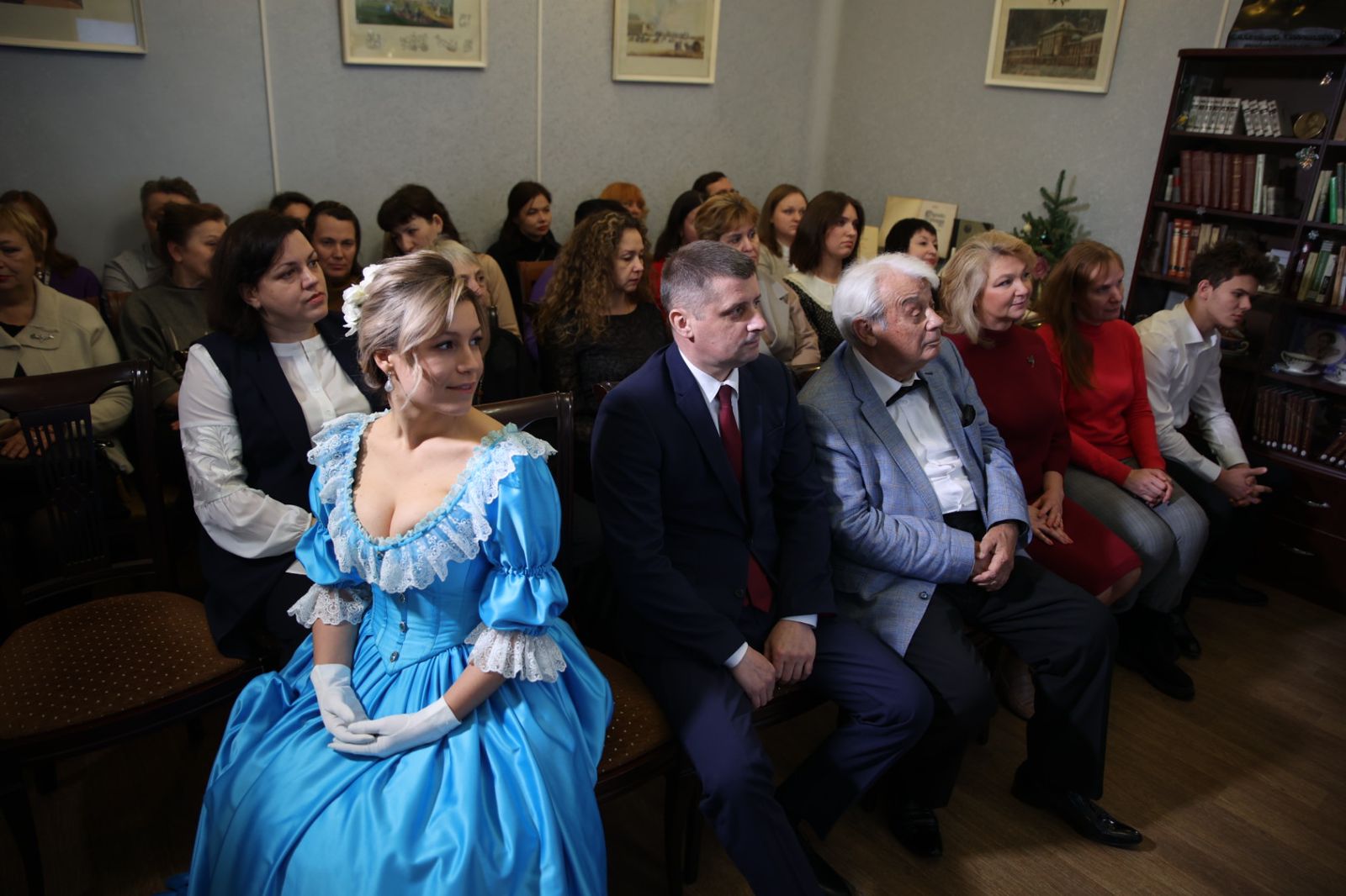 В преддверии празднования 135-летия со дня основания Центральной районной библиотеки имени А.С. Пушкина, 16 декабря прошла торжественная церемония празднования юбилея.