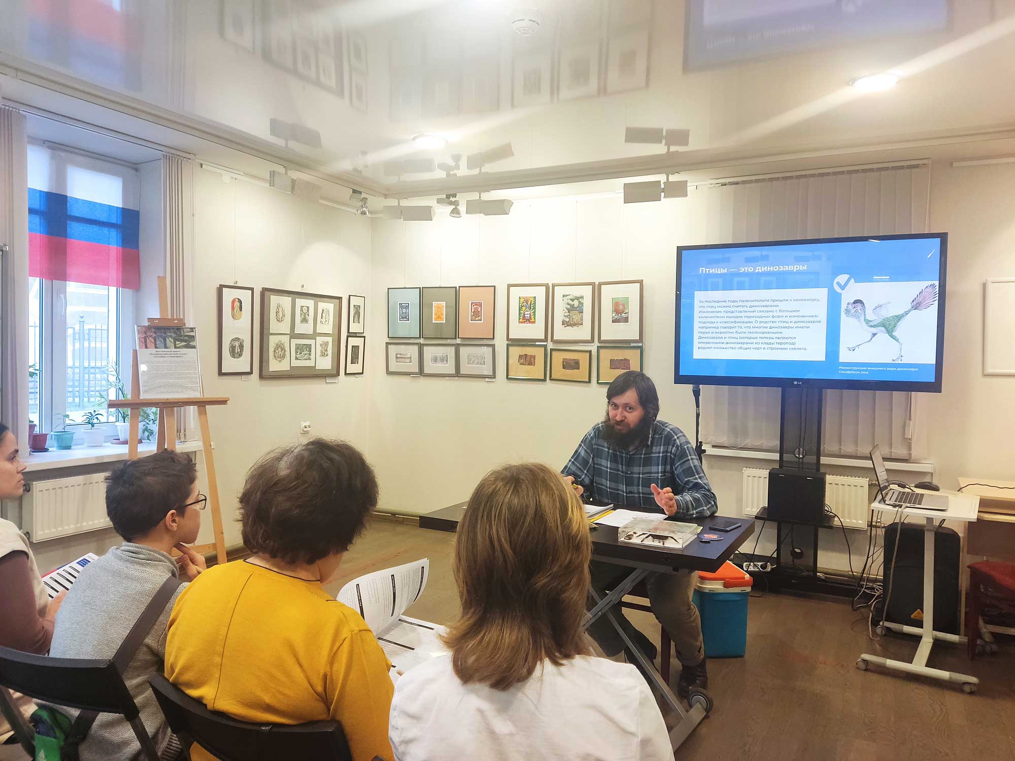 Открытая лабораторная в библиотеке Кировских островов