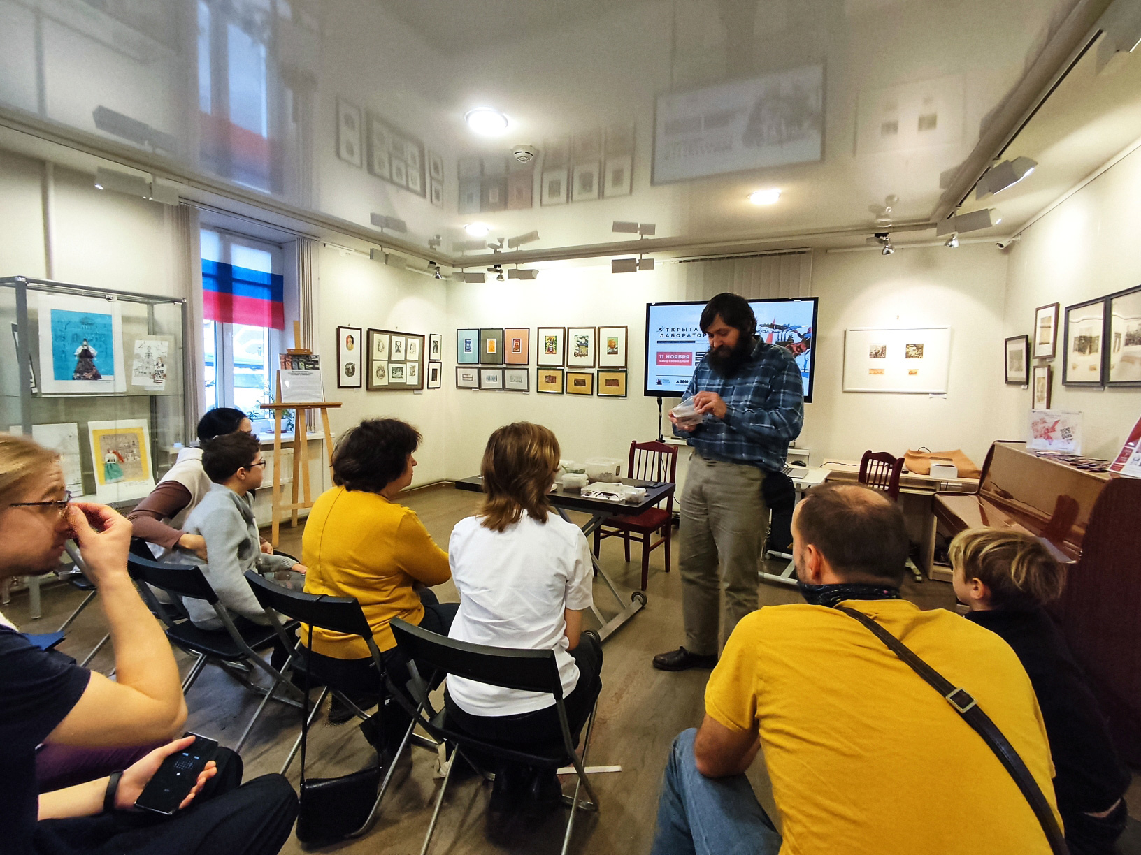 Открытая лабораторная в библиотеке Кировских островов