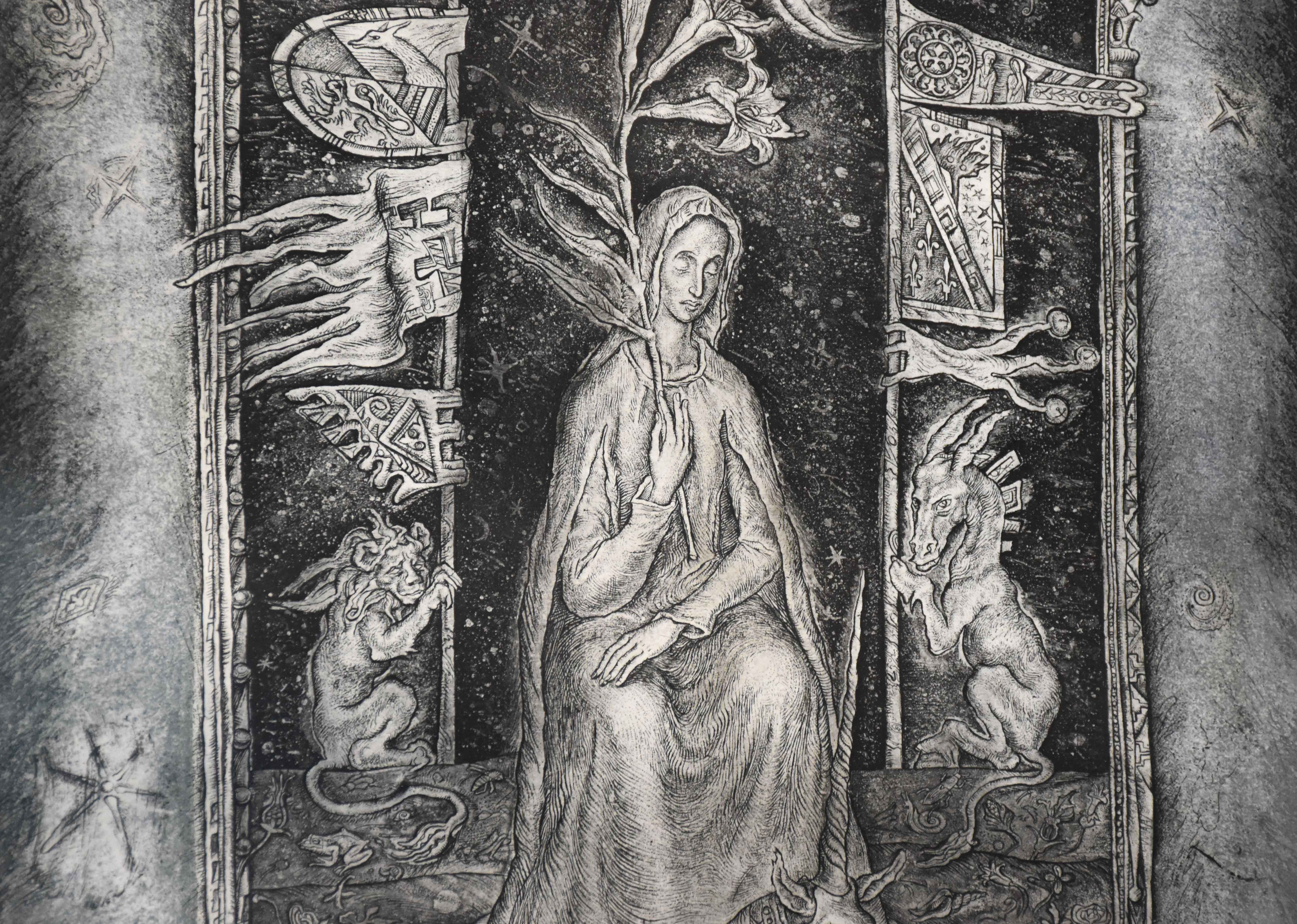 Выставка художника Леонида Строганова в библиотеке