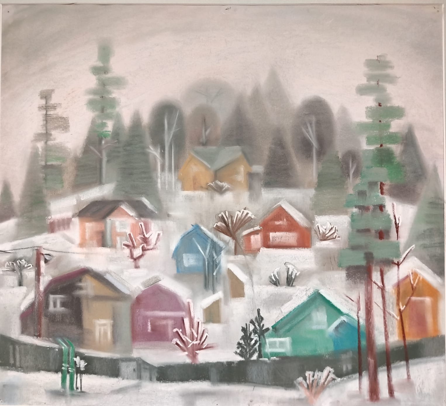 В Библиотеке Кировских островов прошел мастер-класс художника