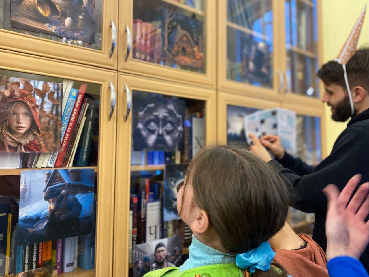 В библиотеке даже засыпают «по-литературному»