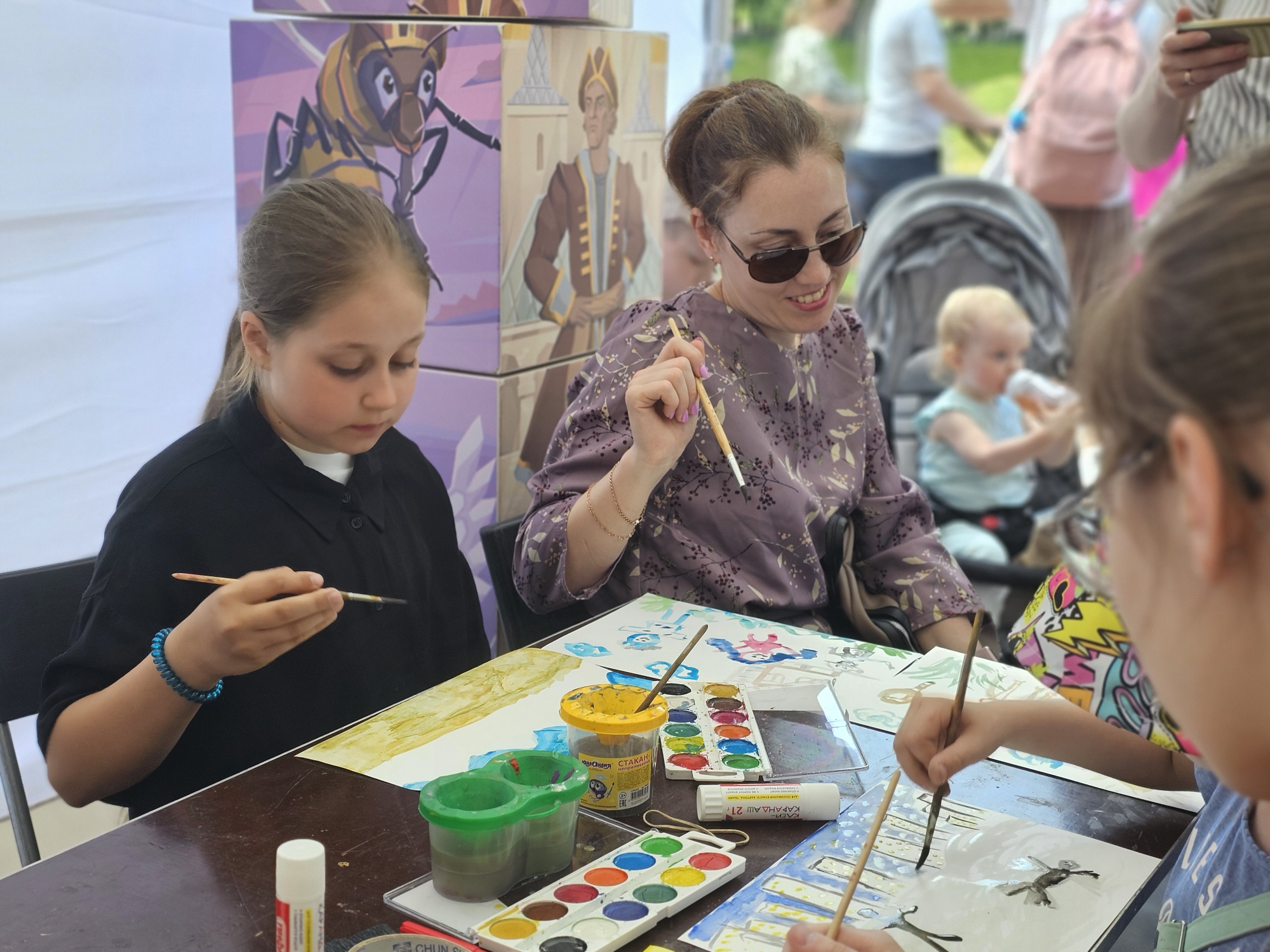 В Михайловском саду Русского музея прошел праздник ко Дню защиты детей — «Сад чудес»