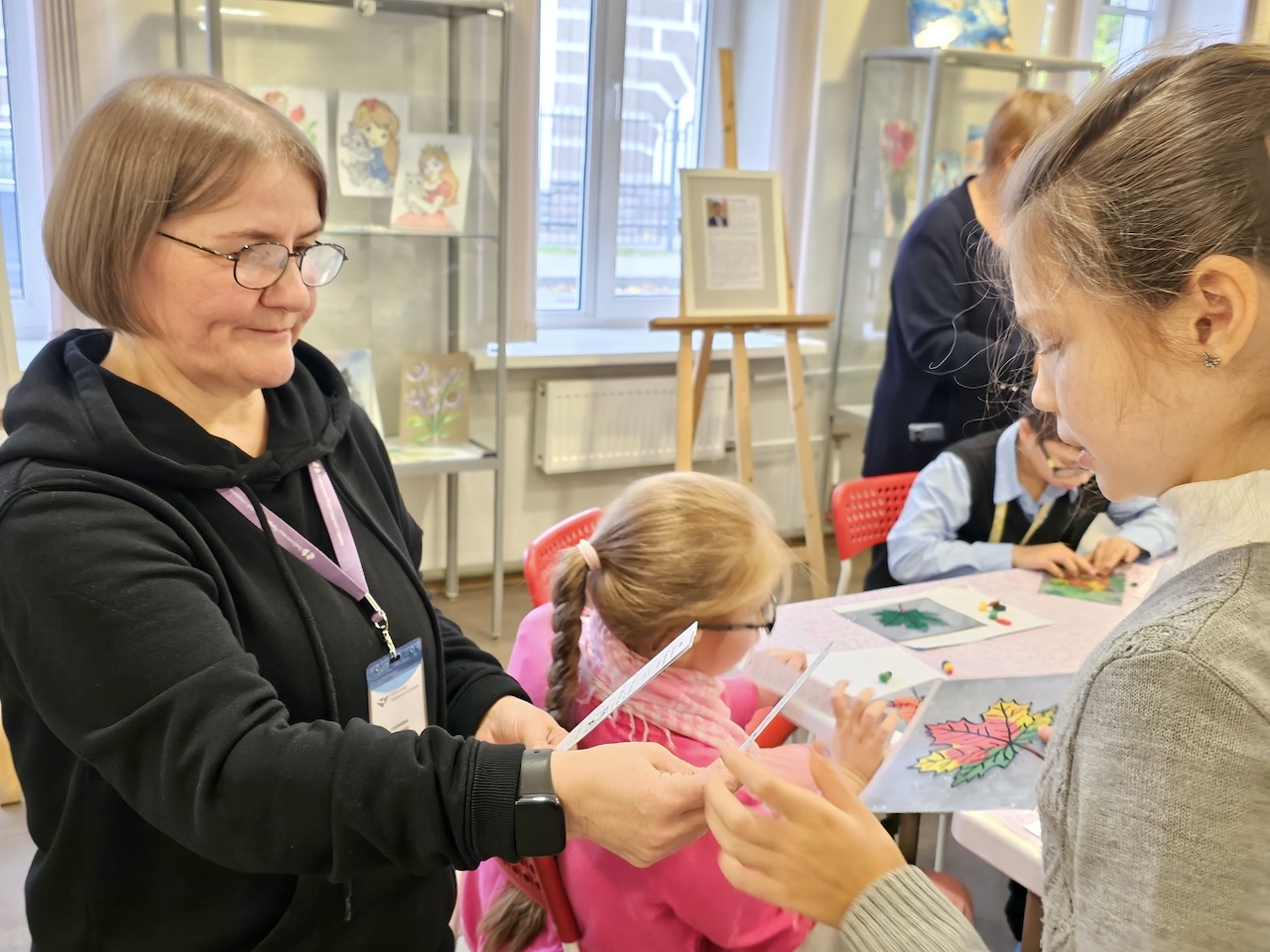 Учащиеся 5 класса школы № 25 посетили экскурсию по библиотеке Кировских островов