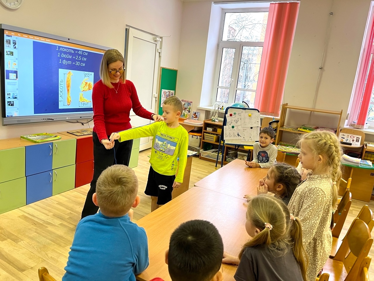 Библиотека познакомила детей с русскими мерами длины