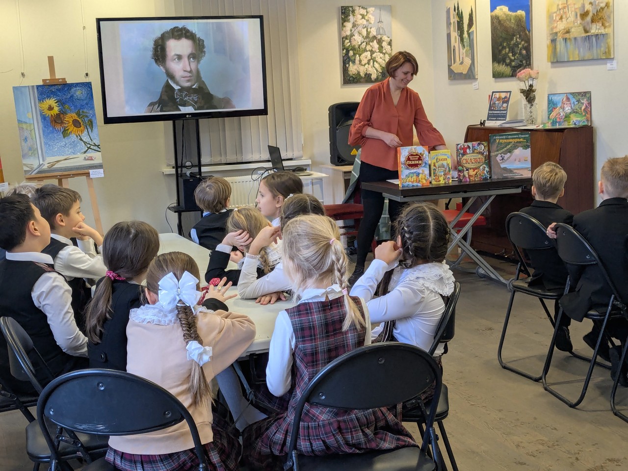 В библиотеке провели параллель между сказками Пушкина и биографией поэта