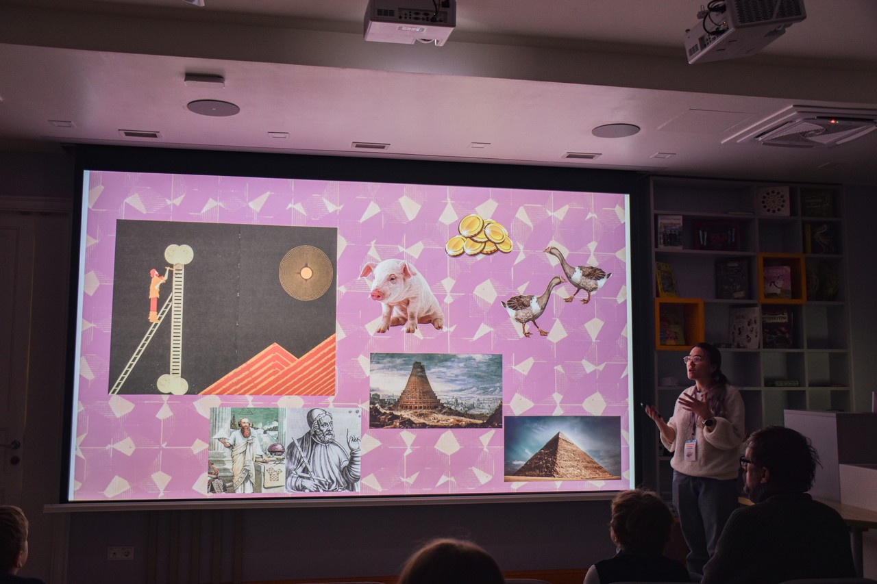 В Библиотеке книжных героев говорили на языке математики