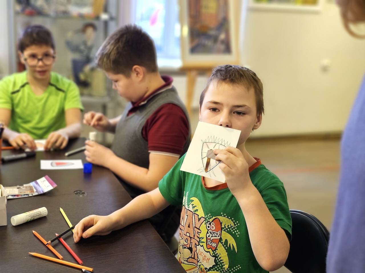 В библиотеке Кировских островов рассказали о щитах витязей