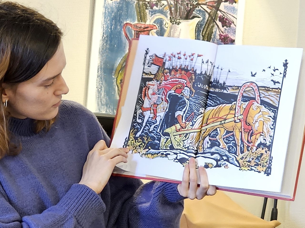 В библиотеке Кировских островов рассказали о щитах витязей