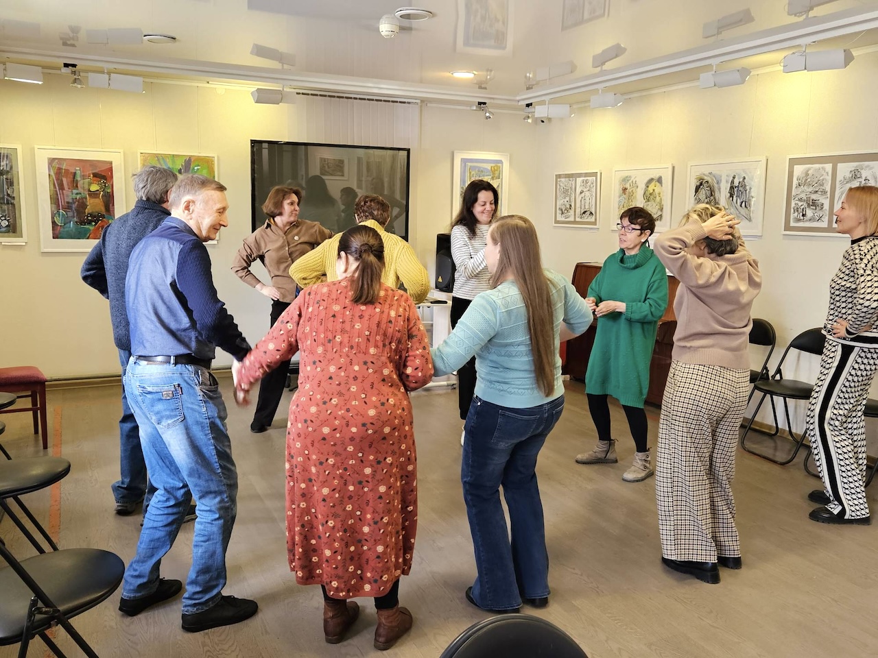 Встреча Альцгеймер-клуба в Библиотеке Кировских островов