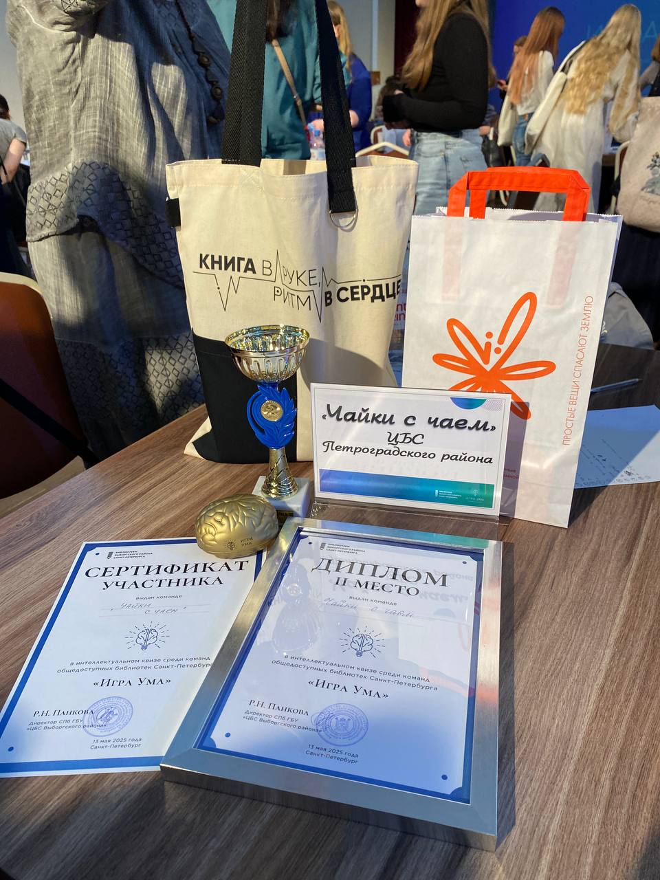 Команда Библиотек Петроградской стороны стала призером интеллектуального квиза
