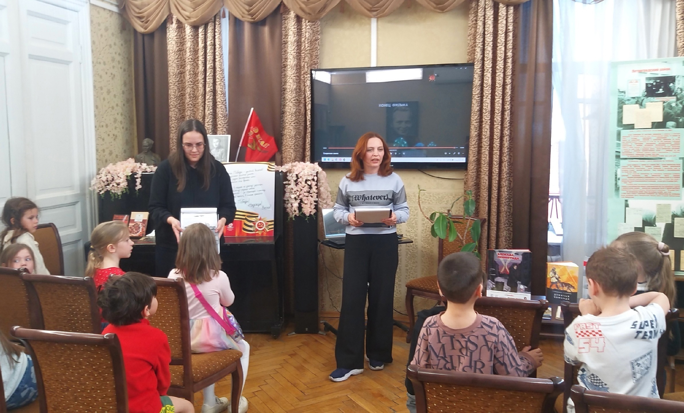 Юным читателям показали «Мгновения блокадной библиотеки»