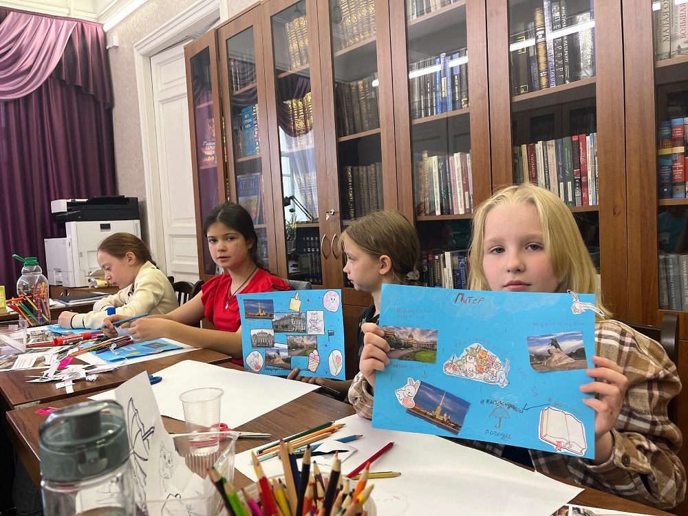 Мастер-класс по созданию коллажа на тему «Прогулки по Петербургу»