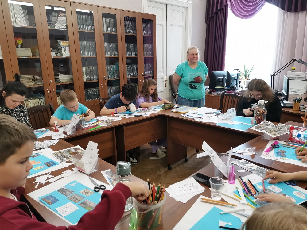 Мастер-класс по созданию коллажа на тему «Прогулки по Петербургу»