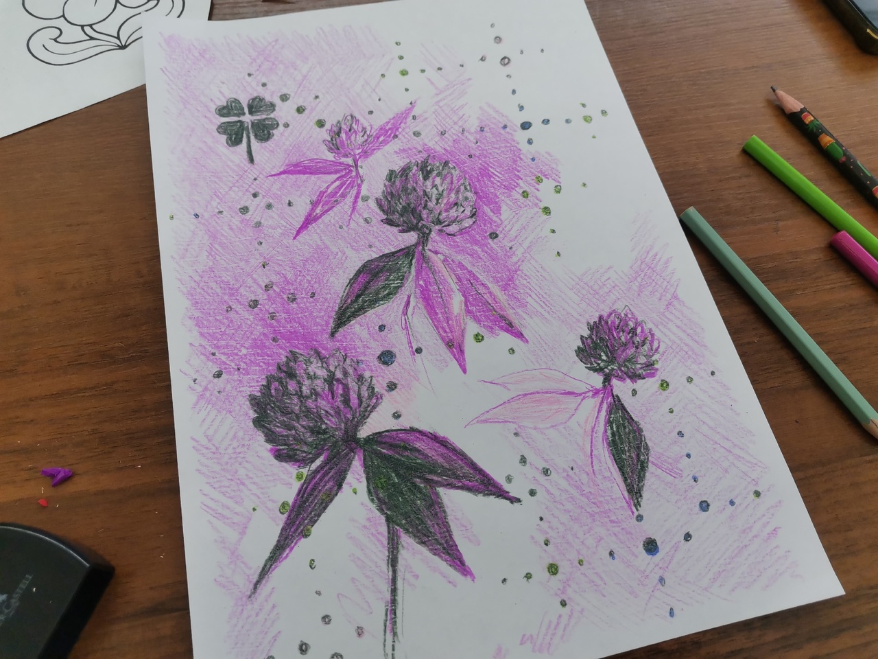 Мастер-класс по рисованию «Волшебный цветок»