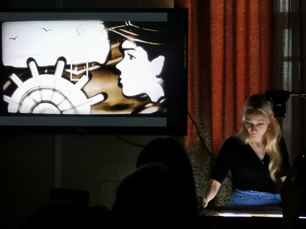 Песочный спектакль по мотивам произведения Александра Грина