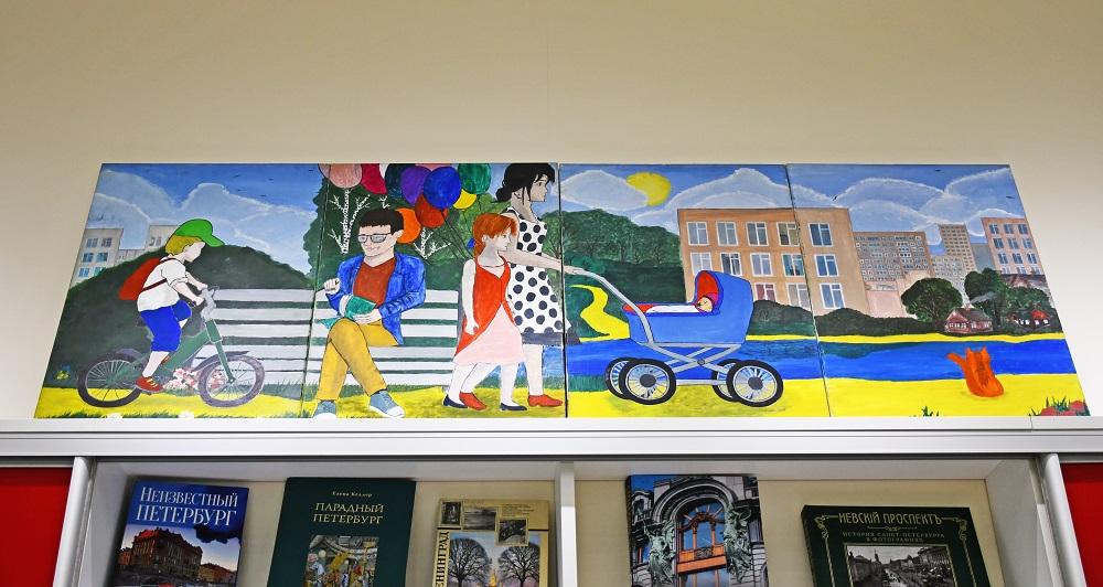 Картина на выставке